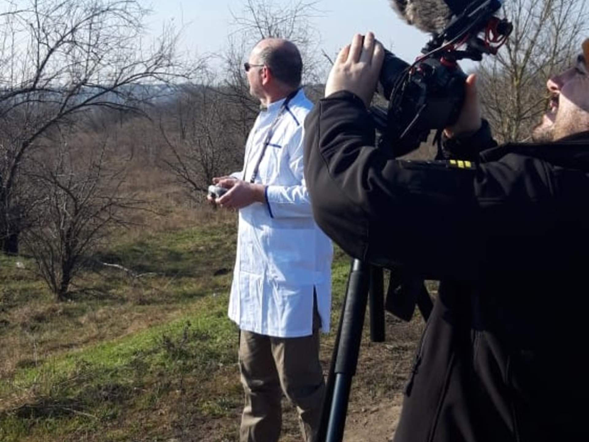 На Миколаївщині відзняли кадри для фільму про наслідки війни