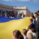 В Одесі розгорнули 34-метровий прапор України до Дня Незалежності