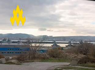 Guerrillas show where Russia hid the frigate that strikes at Ukraine