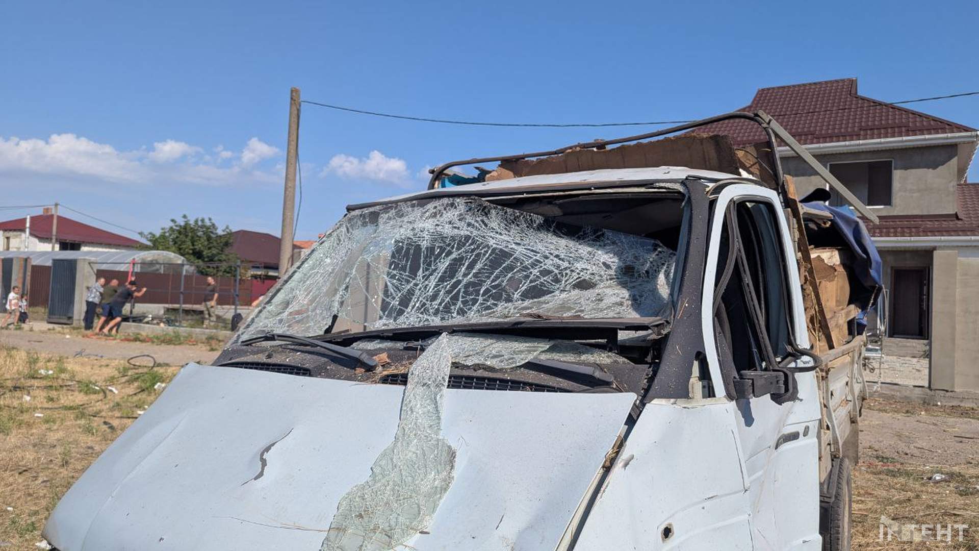 На Одещині пожежу після російської атаки гасили за допомогою потяга