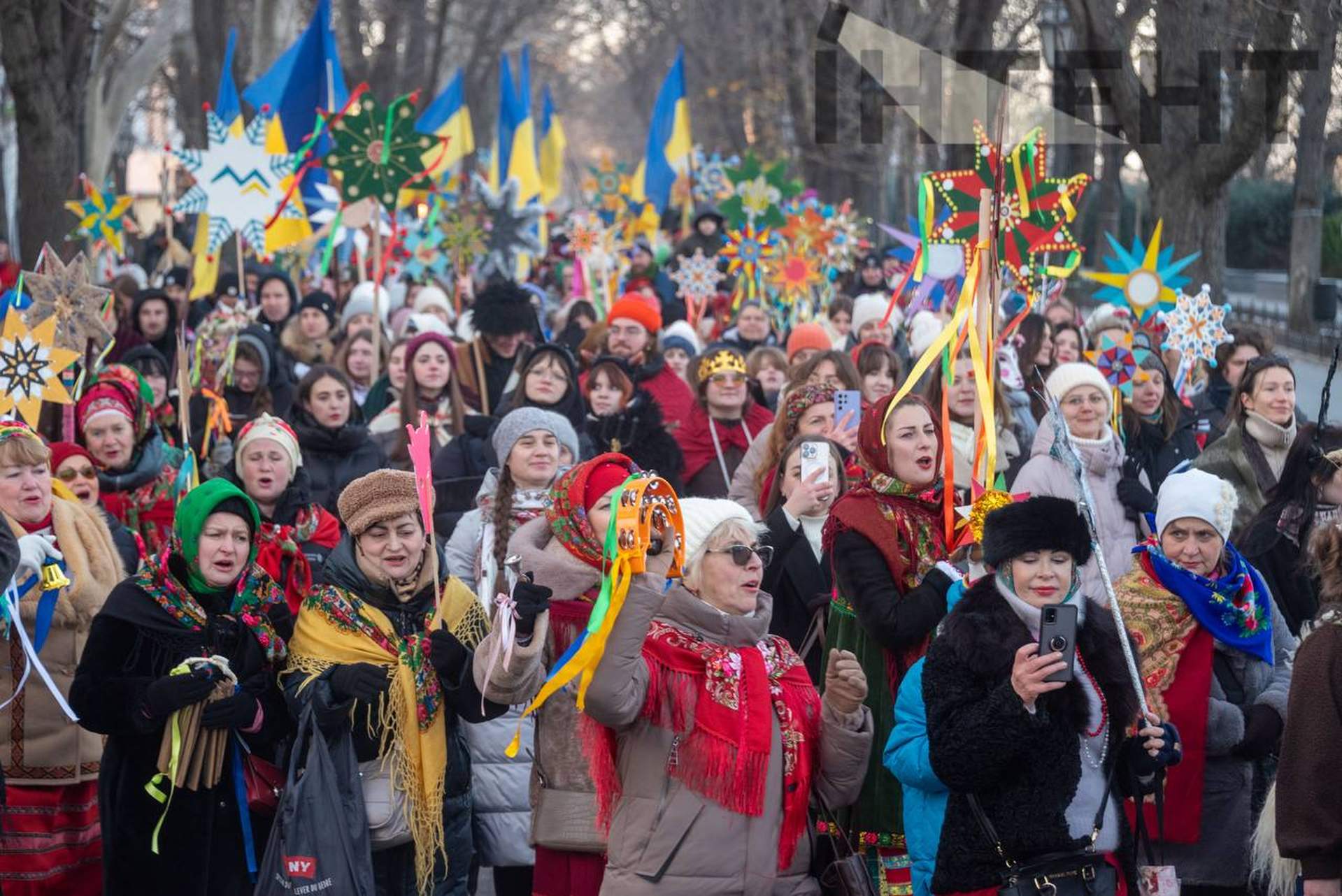 Одесою пройшла перша спільна коляда