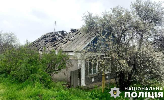 Наслідки обстрілу. Фото: поліція Херсонської області