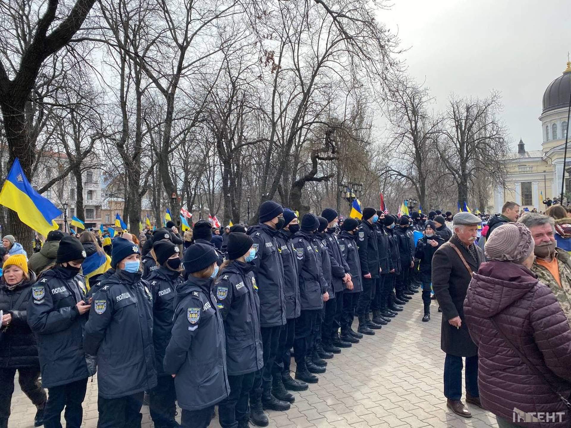 Світлини ІзбірКому з Маршу Єдності та мітингу в центрі Одеси