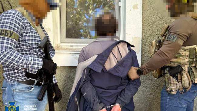 Задержание корректировщика в Одессе. ФОТО: ssu.gov.ua