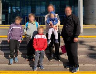 Багатодітній родині вдалося виїхати з тимчасово окупованої території Херсонщини