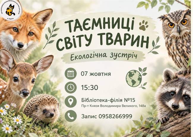 ТАЄМНИЦІ СВІТУ ТВАРИН