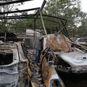 Внаслідок російської атаки в Одесі вночі згоріли 20 авто