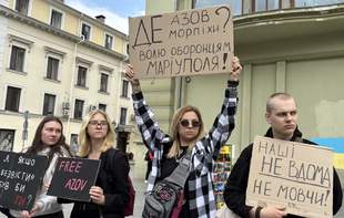 A participant of the action in support of prisoners of war in Odesa learned about the death of her son