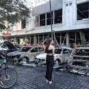 Внаслідок нічного обстрілу Одеси постраждали відділення банку та супермаркет