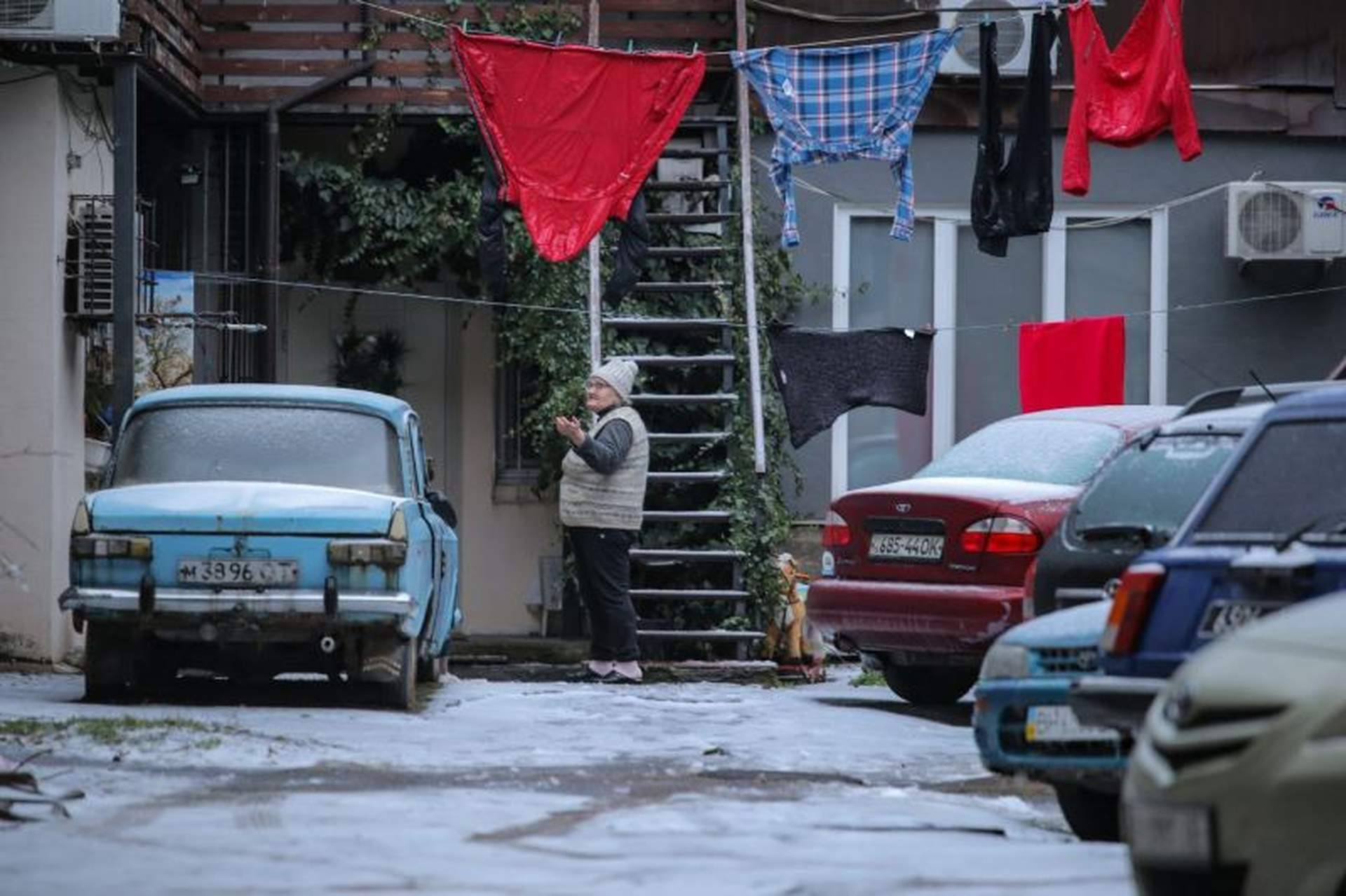 В Одесу завітала зима