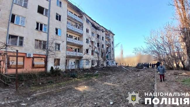 Наслідки обстрілу. Фото: поліція Херсонської області