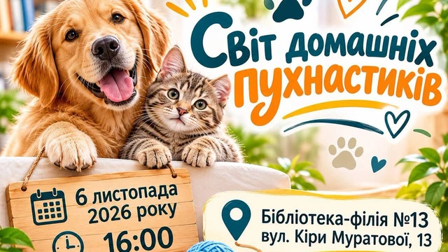 СВІТ ДОМАШНІХ ПУХНАСТИКІВ