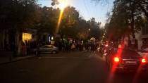 В центре Одессы перекрыли дорогу недовольные агитаторы