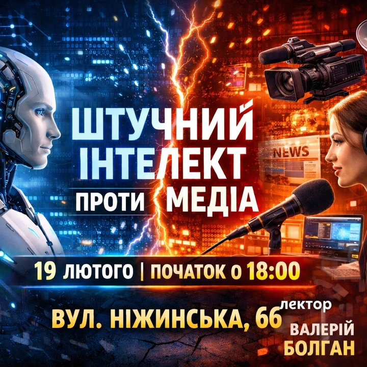 Лекція "Штучний інтелект проти медіа"