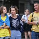 На балконі біля Одеської опери влаштували Жовто-блакитний фестиваль