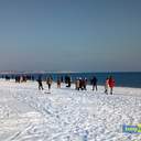 Снег в Одессе: катание на санках и прогулки к морю