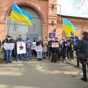 Активісти привітали Сергія Стерненка з Днем народження під стінами Одеського СІЗО