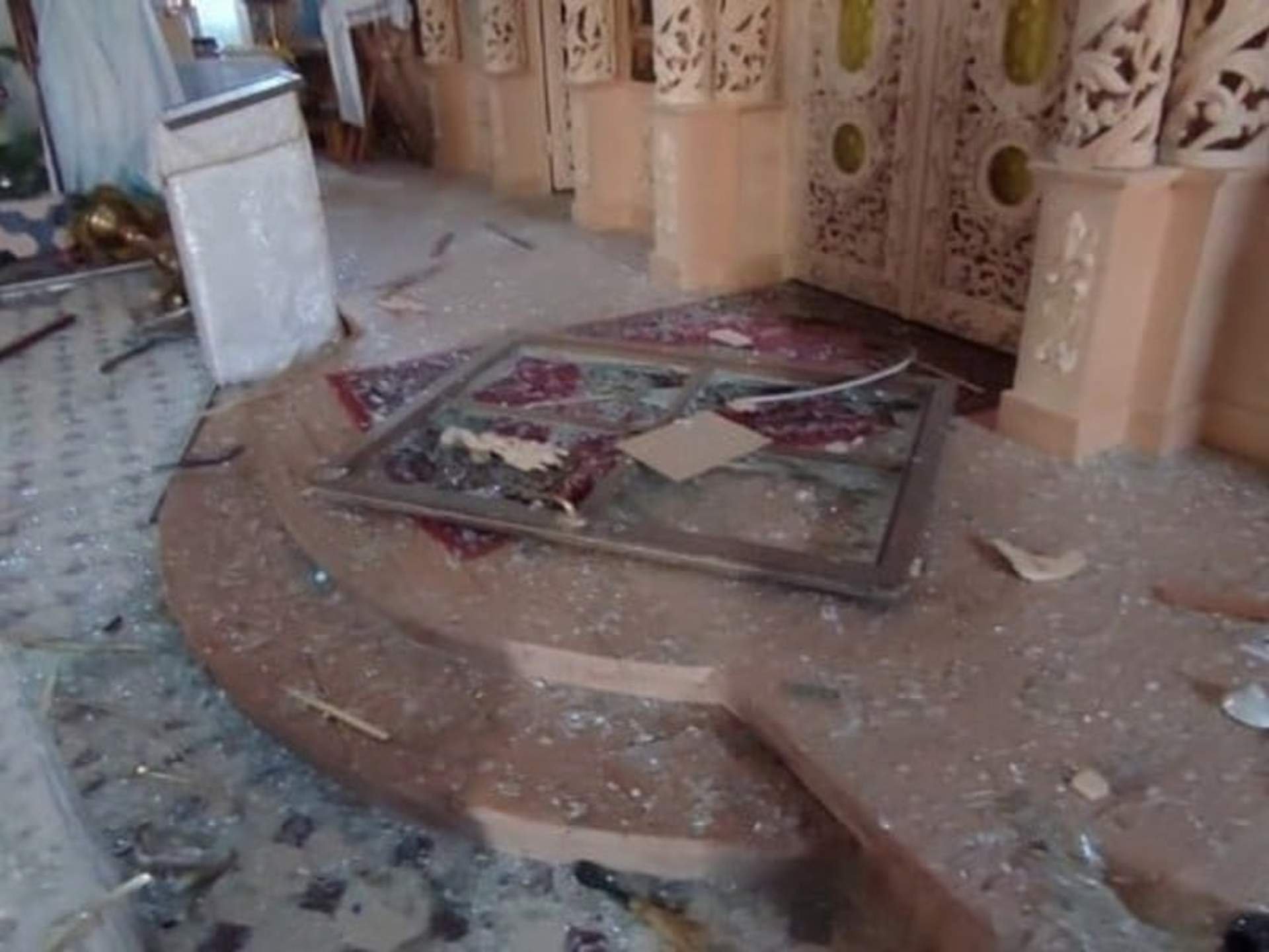 Внаслідок обстрілу в Очакові пошкоджено собор святого Миколая Чудотворця