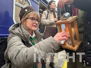 Потяг з Вифлеємським вогнем миру прийшов до Одеси