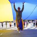 В Одесі розгорнули 34-метровий прапор України до Дня Незалежності