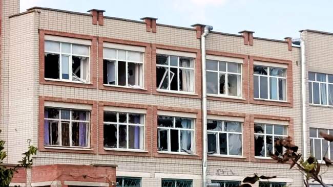 The consequences of the attack. PHOTO: npu.gov.ua