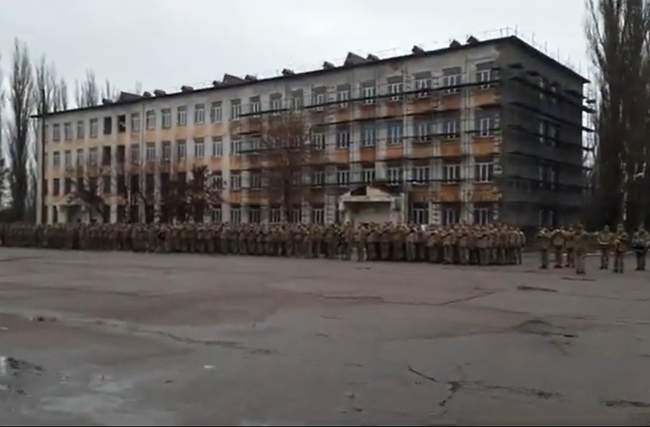 У розташуванні одеської мехбригади відкрили пам'ятник Лицарям Зимового походу