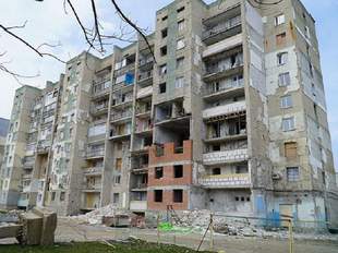 Пошкодженому російською ракетою будинку в Сергіївці вдруге пошукають підрядника за 75 мільйонів