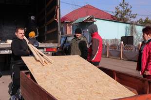 Первомайська громада Миколаївщини отримала будівельні матеріали для відновлення житла