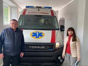 Євросоюз передав Херсонщині другу машину швидкої допомоги