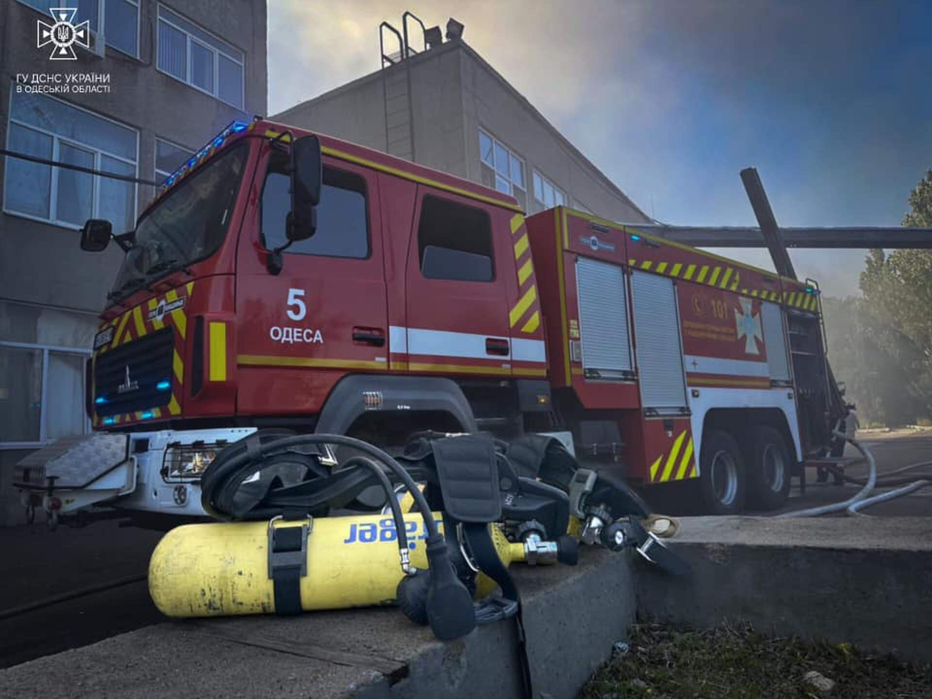 В Одесі горів завод