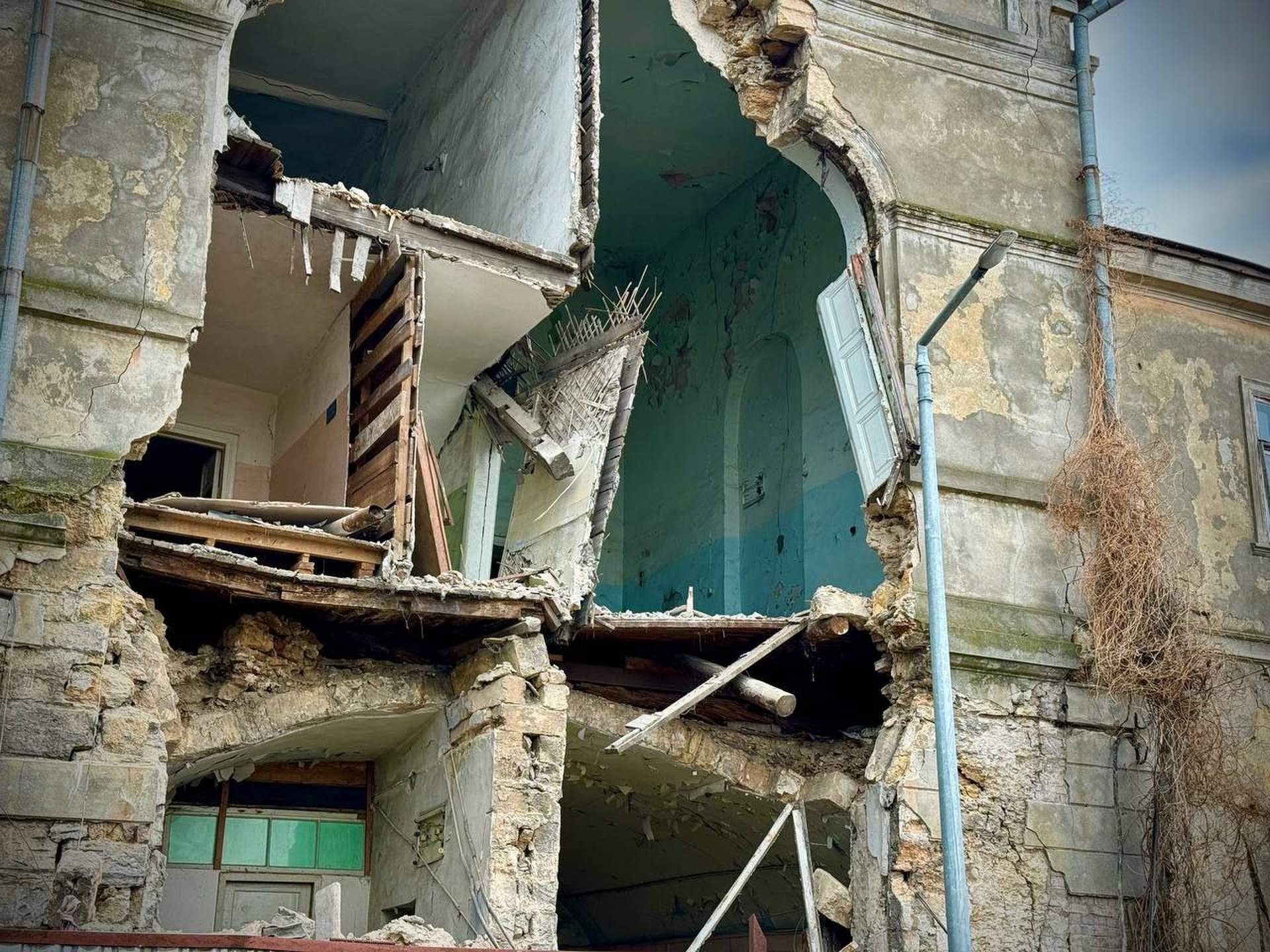 В Одесі обвалилася стіна пам'ятки архітектури