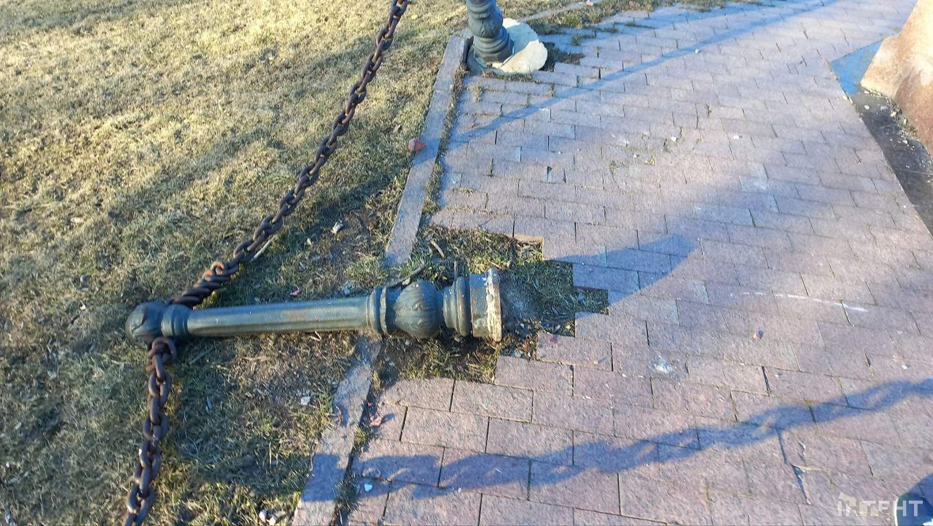 В Одесі розбили символ російської імперії