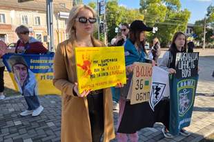 Мешканці Миколаєва вийшли на акцію-нагадування про військовополонених