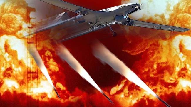 An attack by the Shahedis. ILLUSTRATION: tsn.ua