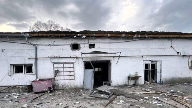 Наслідки атаки на Херсонщині. ФОТО: npu.gov.ua