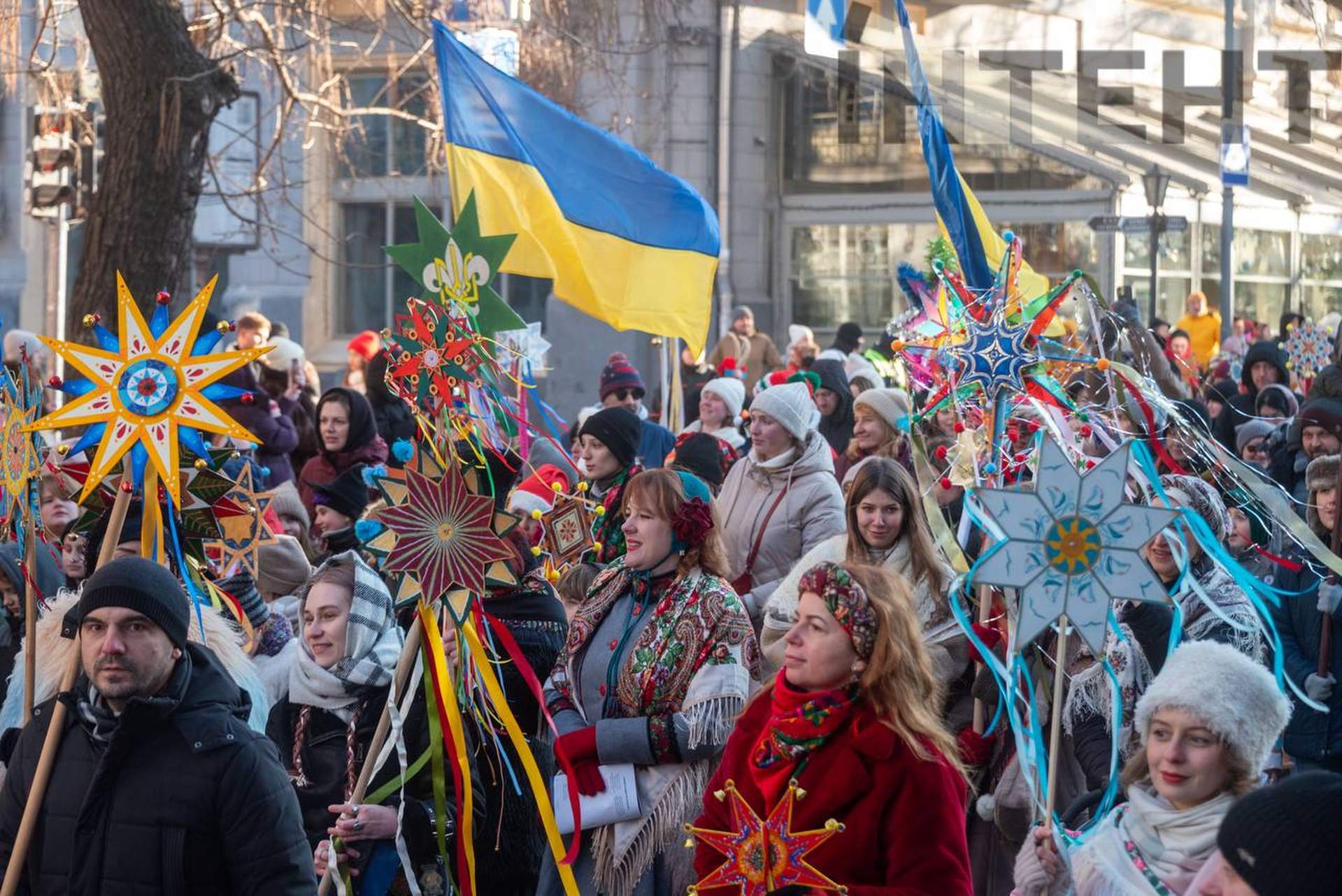 Одесою пройшла перша спільна коляда