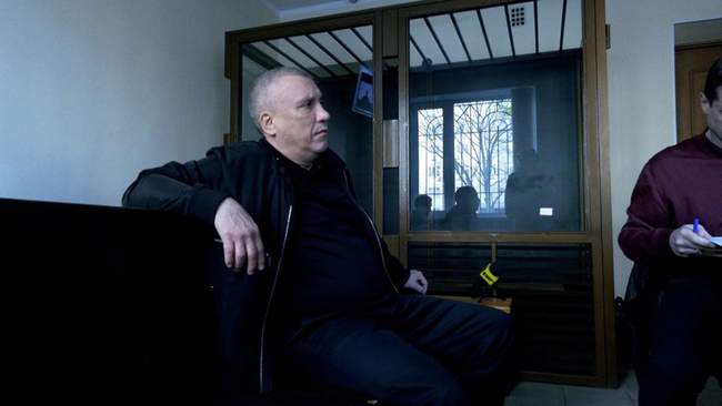 Yevhen Borysov in court. PHOTOS: Suspilne Odesa