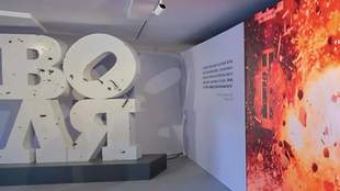 Символ волі з Херсонщини представили на виставці у Давосі