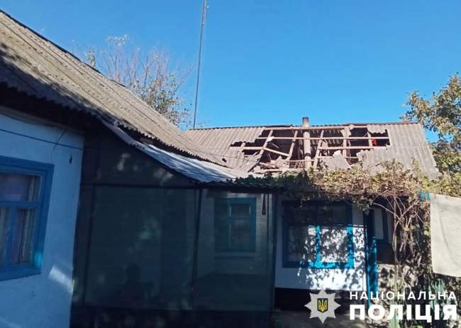 Consequences of the shelling / Photo: Kherson regional police