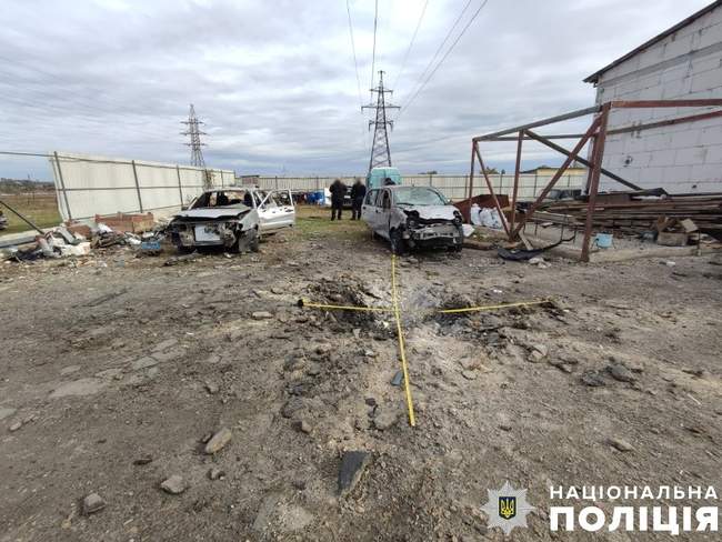 Consequences of the shelling / Photo: Kherson regional police