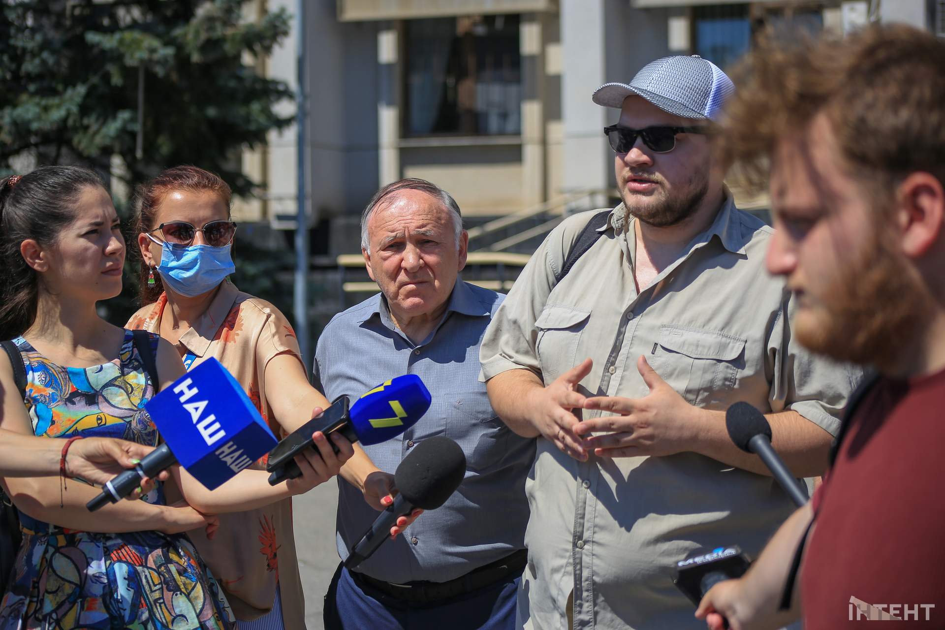 Біля Одеської облдержадміністрації відбувся мітинг журналістів проти законопроєкту про медіа