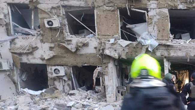 Последствия атаки. ФОТО: Одесская МВА