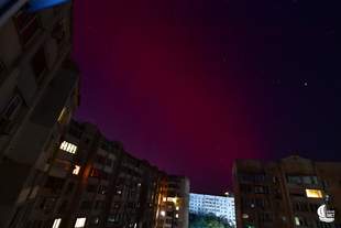 Північне сяйво над Одесою: еколог показав кадри фантастичного явища