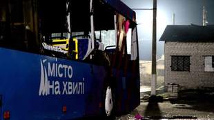 New trolleybuses damaged by shelling in Mykolaiv