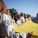 В Одесі розгорнули 34-метровий прапор України до Дня Незалежності