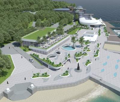 Дельфинарий "Немо" хочет "благоустроить" Ланжерон ресторанами, магазинами и парковкой