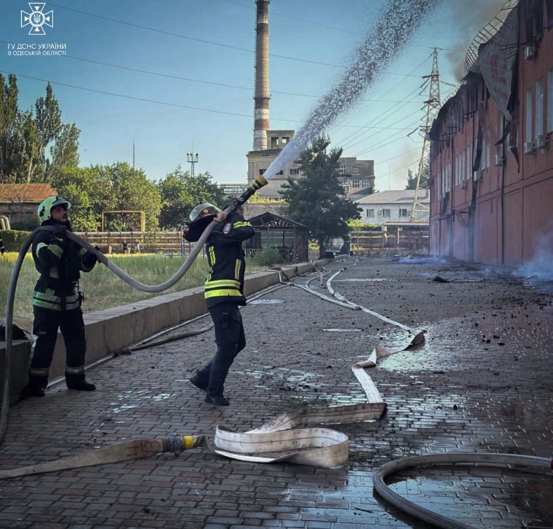 В Одесі горів завод