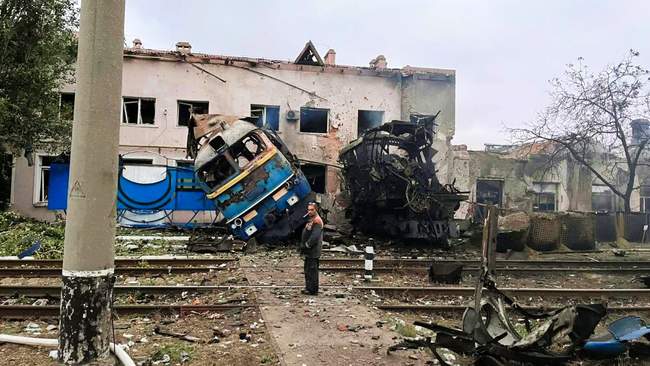 Последствия обстрела в Одессе. ФОТО: Алексей Кулеба/facebook