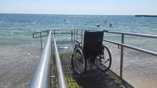 Odesa handed over a beach for people with disabilities to municipal authorities