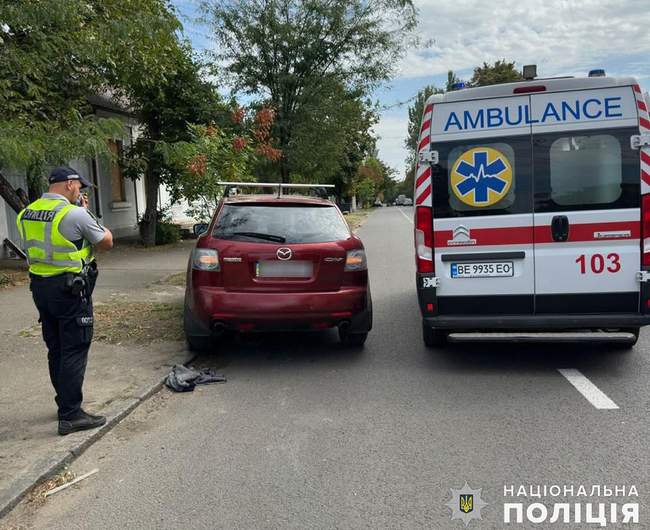 ФОТО: Національна поліція. Місце аварії, вересень 2024 року